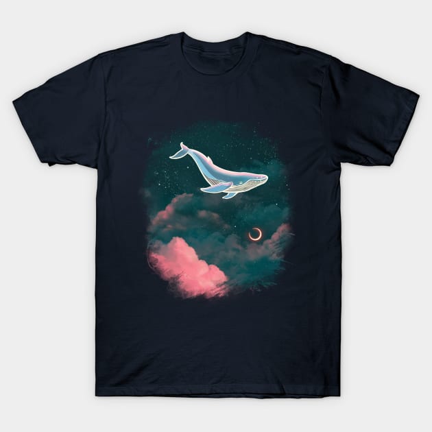 Whale T-Shirt by KucingKecil